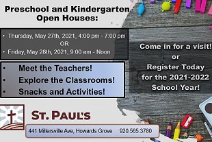 PreK and Kindergarten Open House!