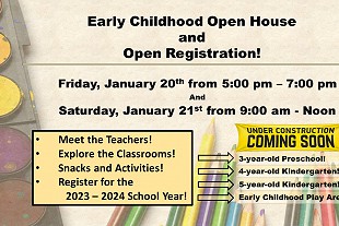 Early Childhood Registration 2023-2024!